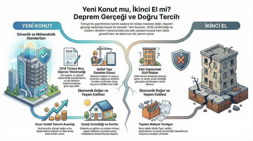 Sıfır Konut-İkinci El Konut